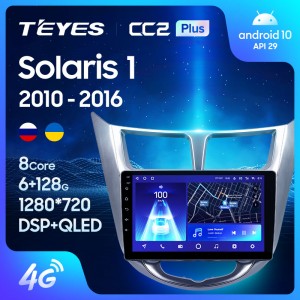 Teyes CC2 Plus 3+32  Hyundai Solaris 2010-2017