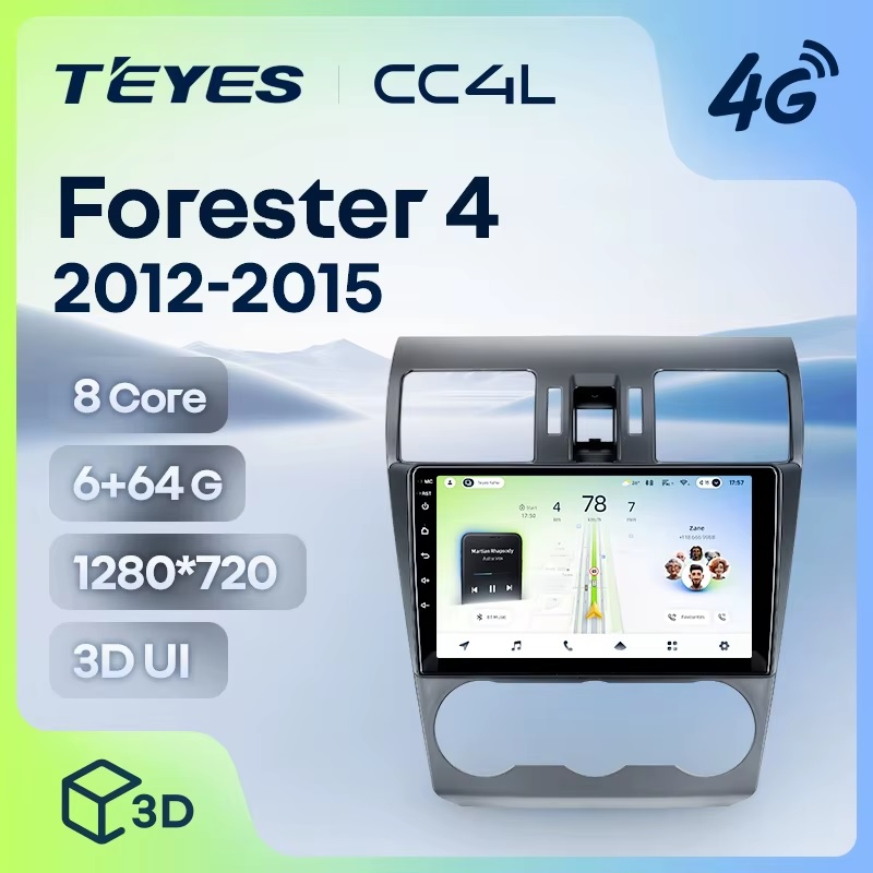 Teyes cc4L для Subaru Forester 2012-2015 Teyes cc4L для Subaru Forester 2012-2015