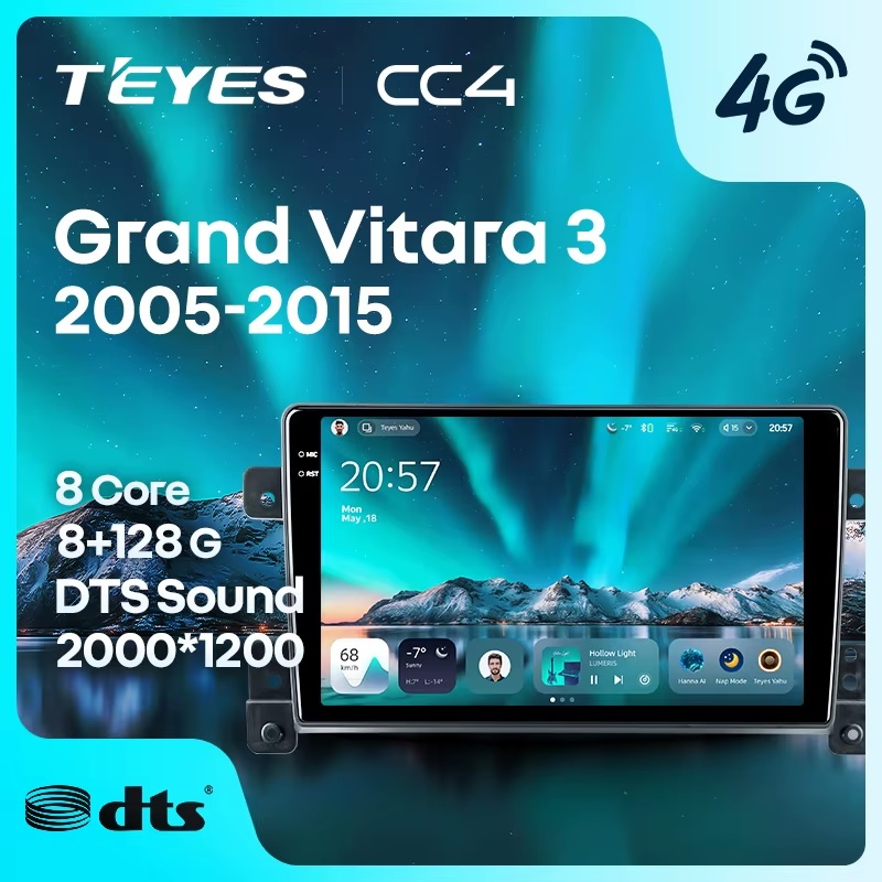 Teyes cc4 для Suzuki Grand Vitara 2005-2015 Teyes cc4 для Suzuki Grand Vitara 2005-2015