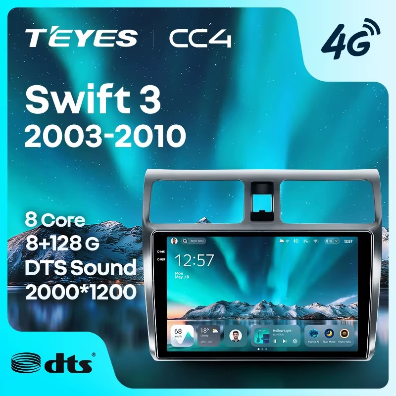 Teyes cc4 для Suzuki Swift 2003-2010 Teyes cc4 для Suzuki Swift 2003-2010