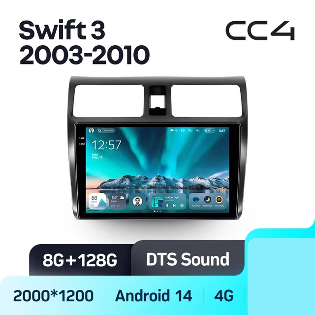 Teyes cc4 для Suzuki Swift 2003-2010 Teyes cc4 для Suzuki Swift 2003-2010