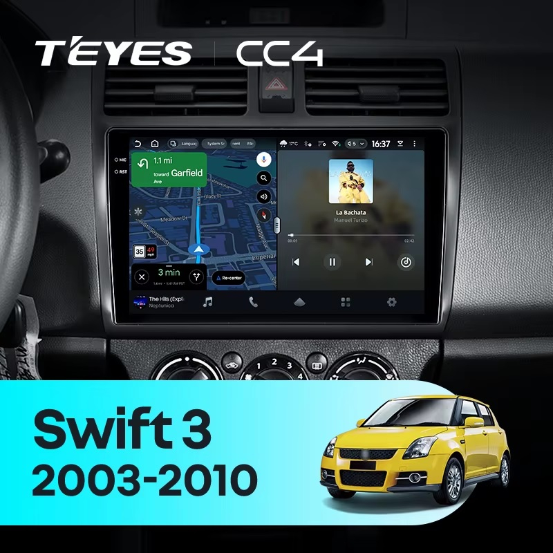 Teyes cc4 для Suzuki Swift 2003-2010 Teyes cc4 для Suzuki Swift 2003-2010