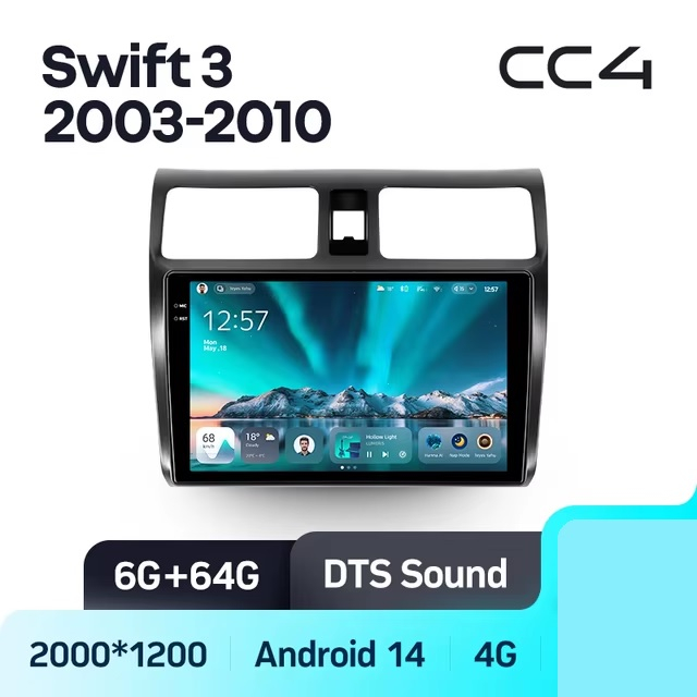Teyes cc4 для Suzuki Swift 2003-2010 Teyes cc4 для Suzuki Swift 2003-2010