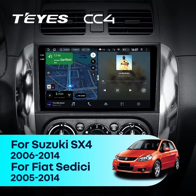 Teyes cc4 для Suzuki SX-4 2006-2014 Teyes cc4 для Suzuki SX-4 2006-2014