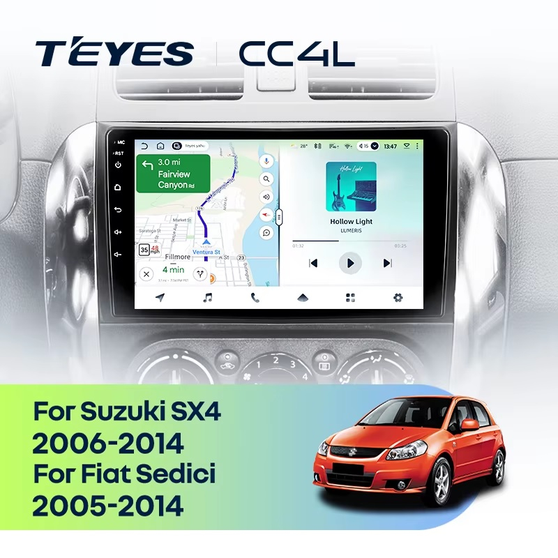 Teyes cc4L для Suzuki SX-4 2006-2014 Teyes cc4L для Suzuki SX-4 2006-2014