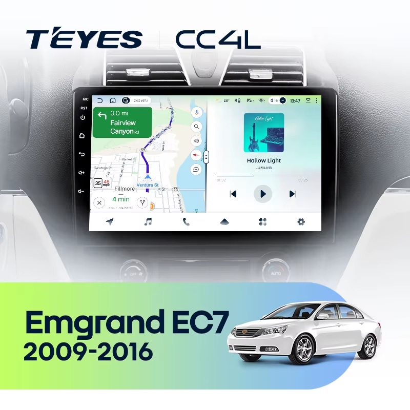 Teyes cc4L для Geely Emgrand EC7 2009-2016 Teyes cc4L для Geely Emgrand EC7 2009-2016