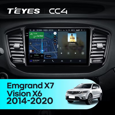 Teyes cc4 ��� Geely Emgrand X7 2014-2020