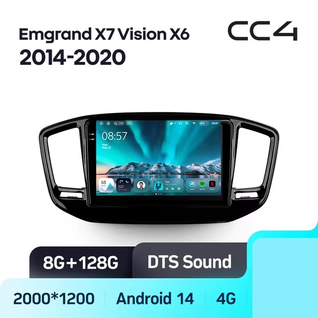 Teyes cc4 ��� Geely Emgrand X7 2014-2020