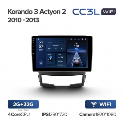 Teyes cc3L WiFi ��� Ssang Yong Action 2010-2013