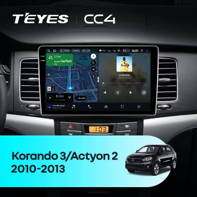 Teyes cc4 для Ssang Yong Action 2010-2013 Teyes cc4 для Ssang Yong Action 2010-2013