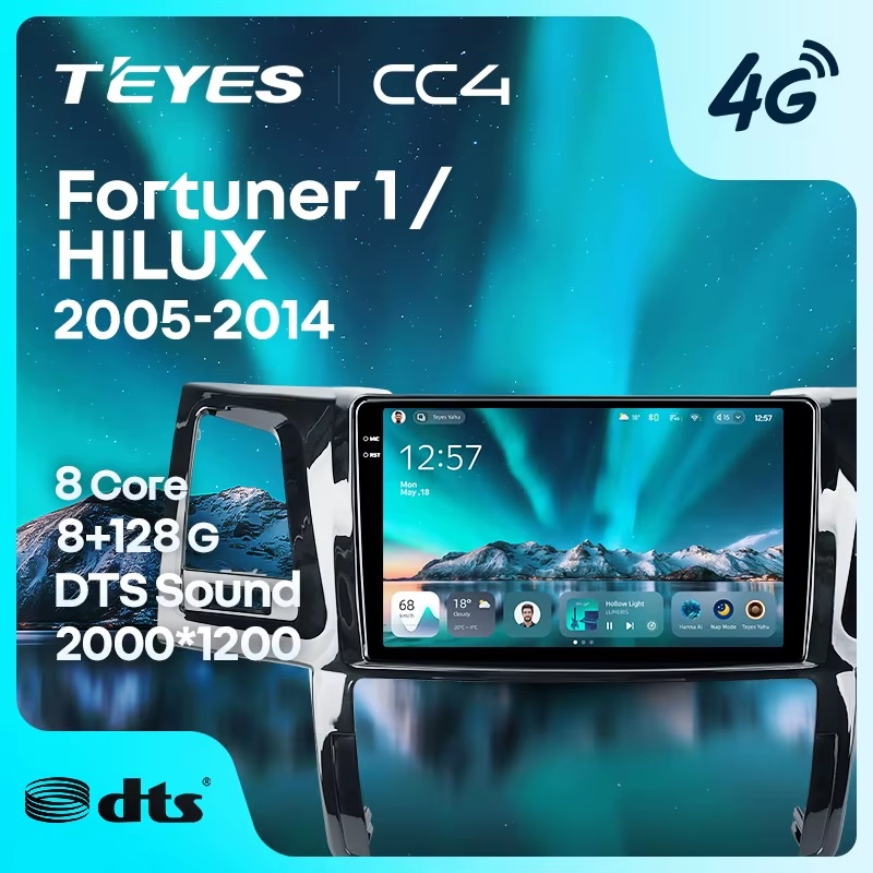Teyes cc4 для Toyota Hilux Fortuner 2008-2014 Teyes cc4 для Toyota Hilux Fortuner 2008-2014