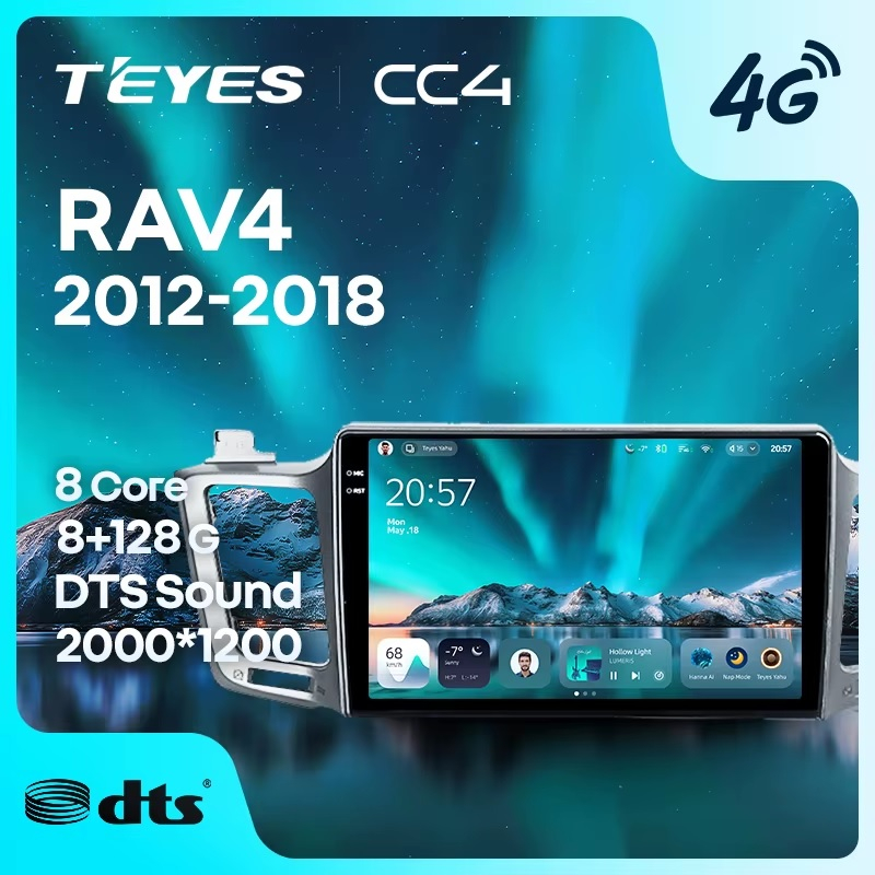 Teyes cc4 для Toyota RAV4 2012-2018 Teyes cc4 для Toyota RAV4 2012-2018