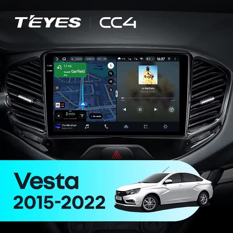 Teyes cc4 для Лада Веста 2015-2021 Teyes cc4 для Лада Веста 2015-2021