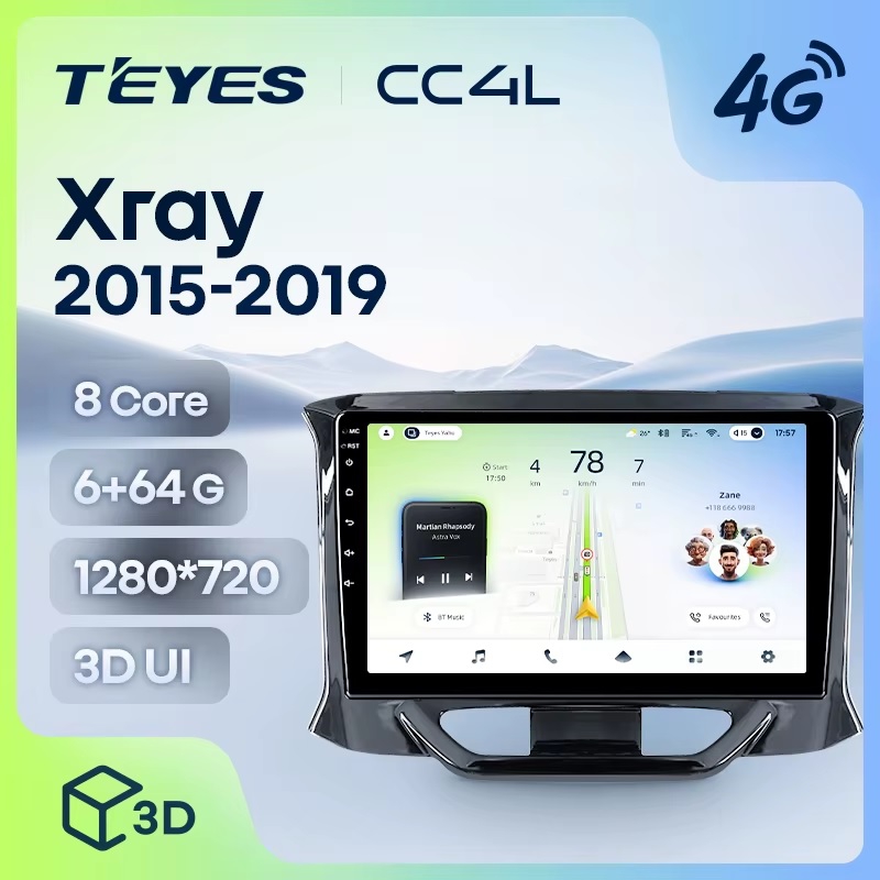 Teyes cc4L для Lada X-Ray Teyes cc4L для Lada X-Ray