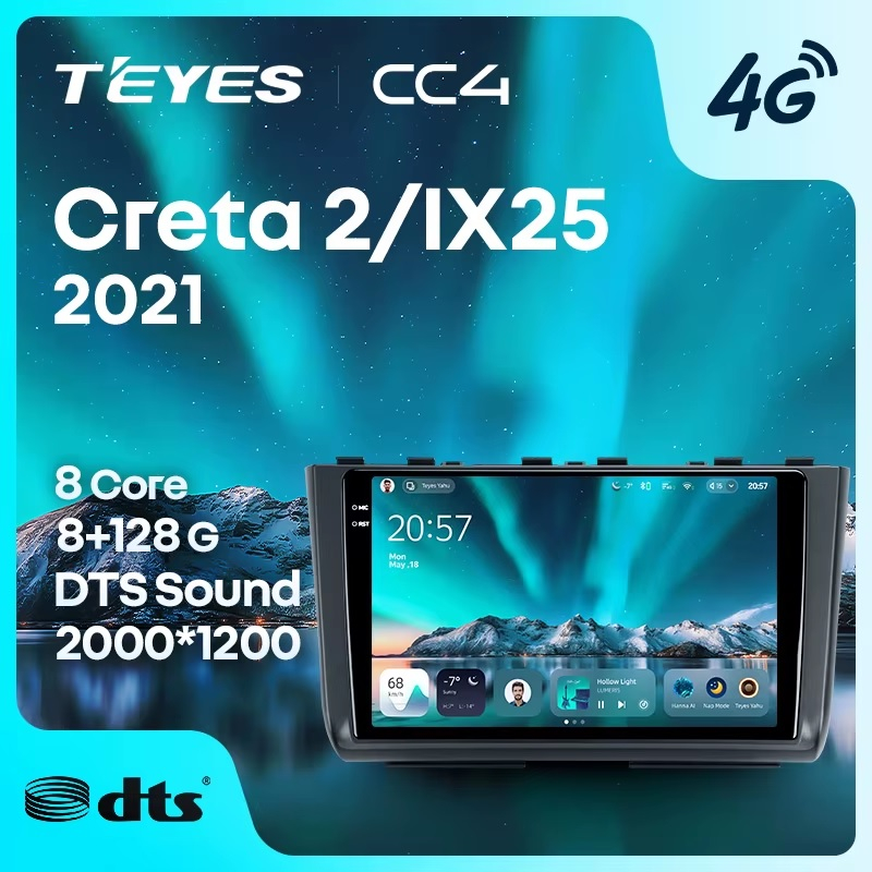 Teyes cc4 для Hyundai Creta 2021+ Teyes cc4 для Hyundai Creta 2021+