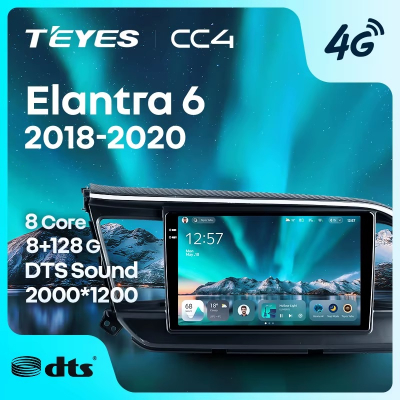 Teyes cc4 ��� Hyundai Elantra 2018-2020