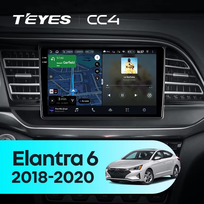 Teyes cc4 ��� Hyundai Elantra 2018-2020