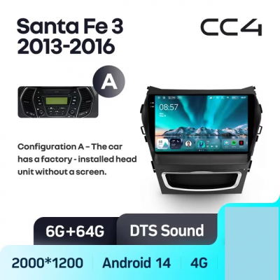Teyes cc4 ��� Hyundai Santa Fe 2013-2016