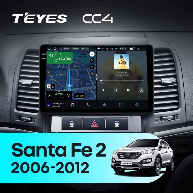 Teyes cc4 ��� Hyundai Santa Fe 2006-2012