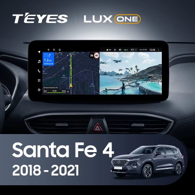 Teyes Lux One ��� Hyundai Santa Fe 2018-2021