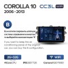 Teyes cc3L WiFi 2+32  Toyota Corolla 2006-2013