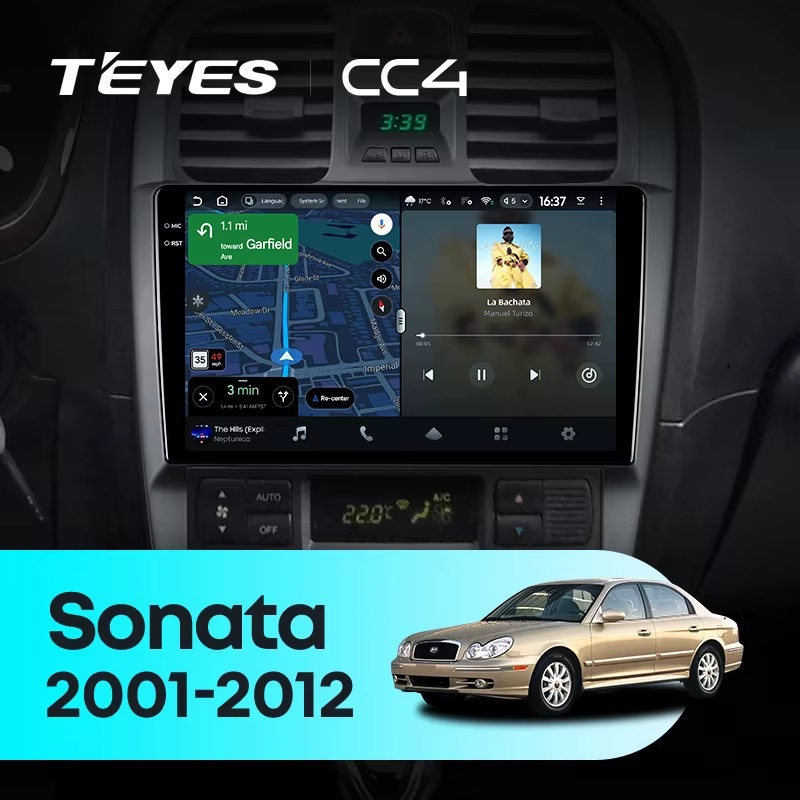 Teyes cc4 ��� Hyundai Sonata 2001-2012