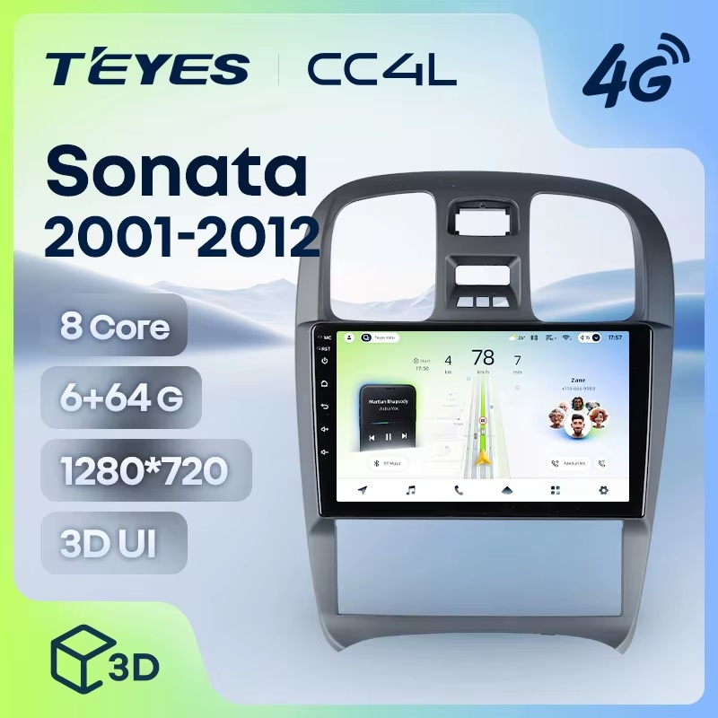 Teyes cc4L ��� Hyundai Sonata 2001-2012