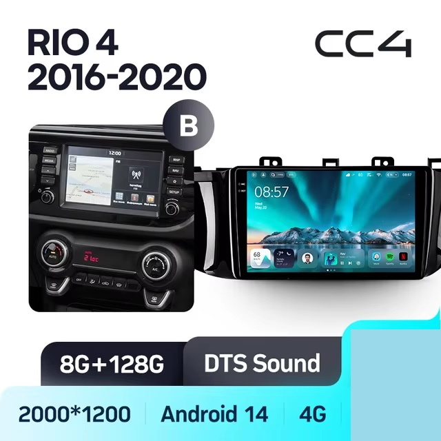 Teyes cc4 ��� KIA RIO 2016-2020
