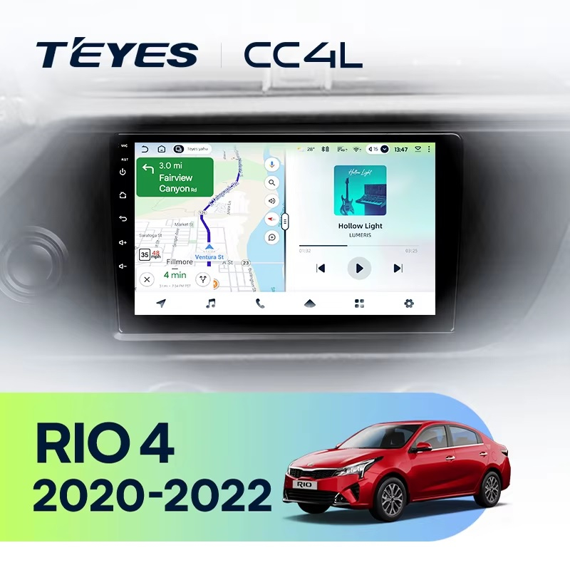 Teyes cc4L ��� KIA RIO 2020-2022