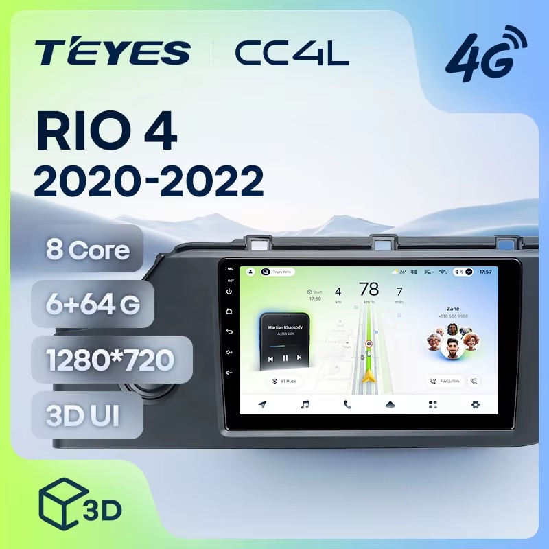 Teyes cc4L ��� KIA RIO 2020-2022