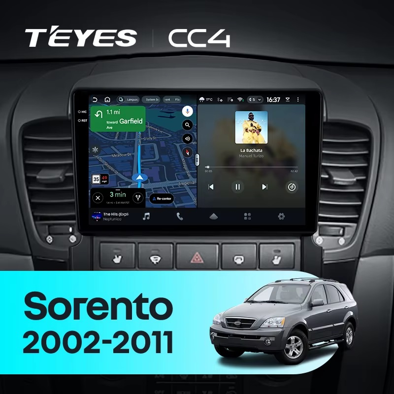 Teyes cc4 ��� KIA Sorento 2002-2011
