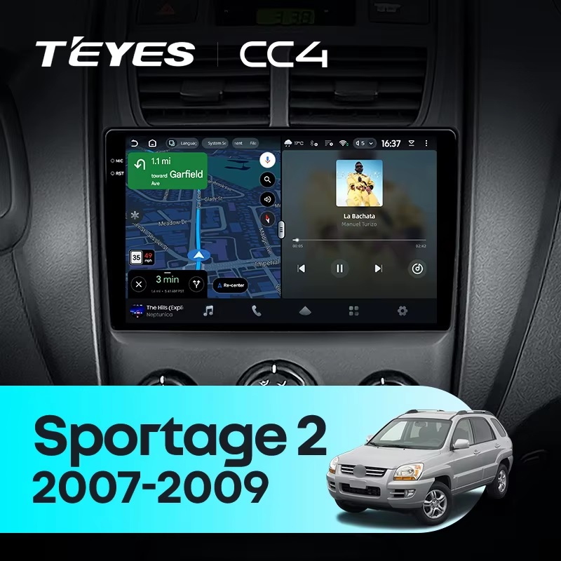 Teyes cc4 ��� KIA Sportage 2007-2009