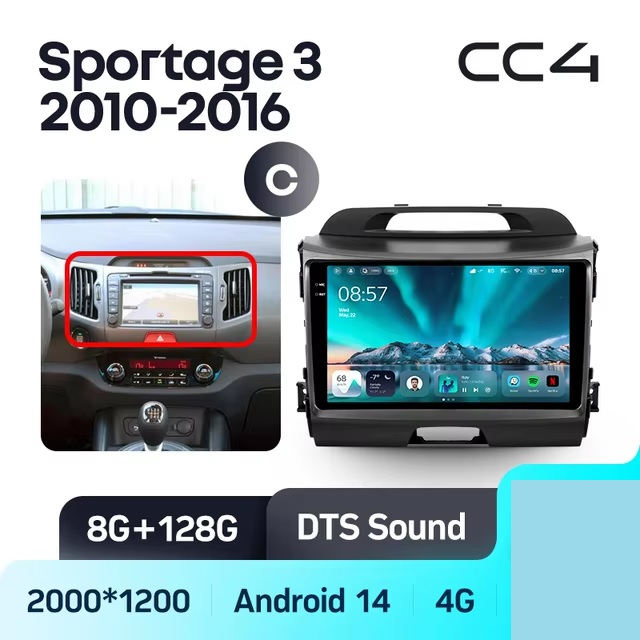 Teyes cc4 ��� KIA Sportage 2010-2016