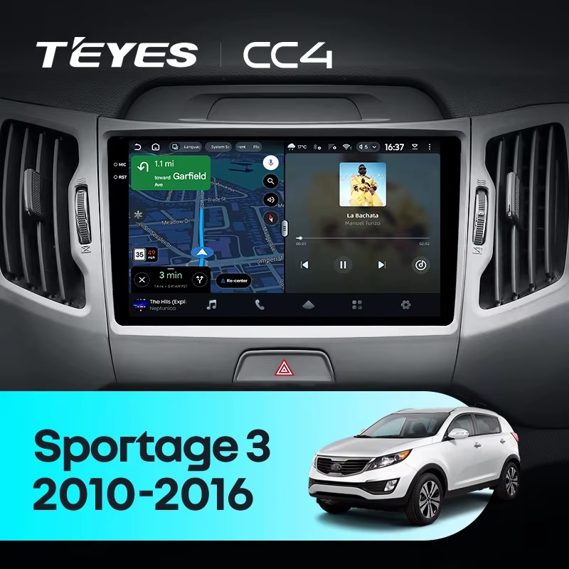 Teyes cc4 ��� KIA Sportage 2010-2016