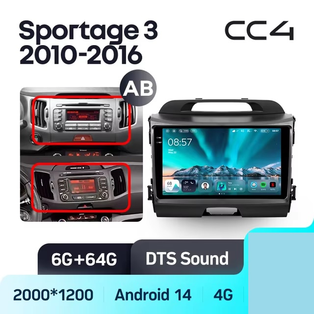 Teyes cc4 ��� KIA Sportage 2010-2016