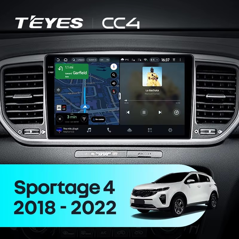 Teyes cc4 ��� KIA Sportage 2018-2021