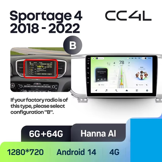 Teyes cc4L ��� KIA Sportage 2018-2021