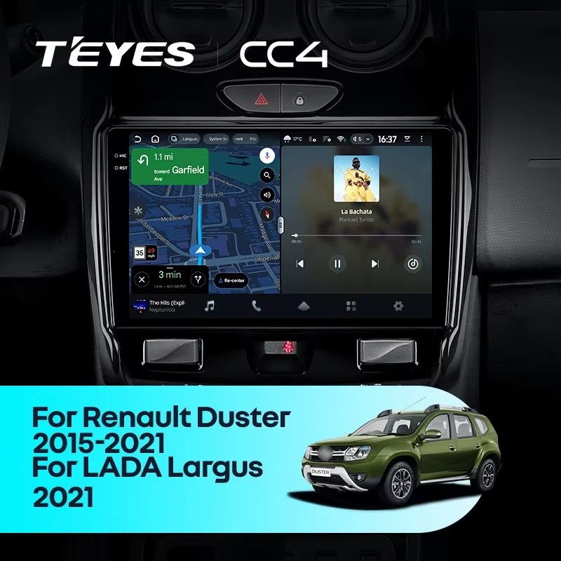 Teyes cc4 для Renault Duster 2015-2021 Teyes cc4 для Renault Duster 2015-2021