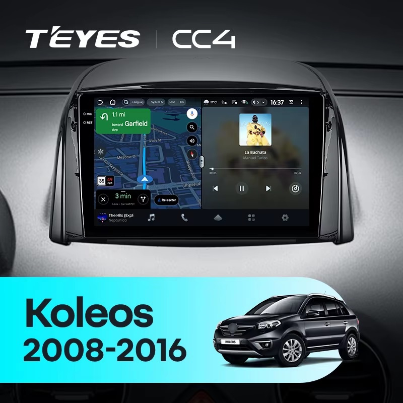 Teyes cc4 ��� Renault Koleos