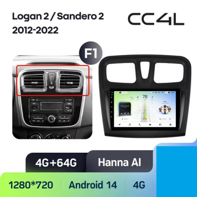 Teyes cc4L ��� Renault Logan Sandero 2012-2022