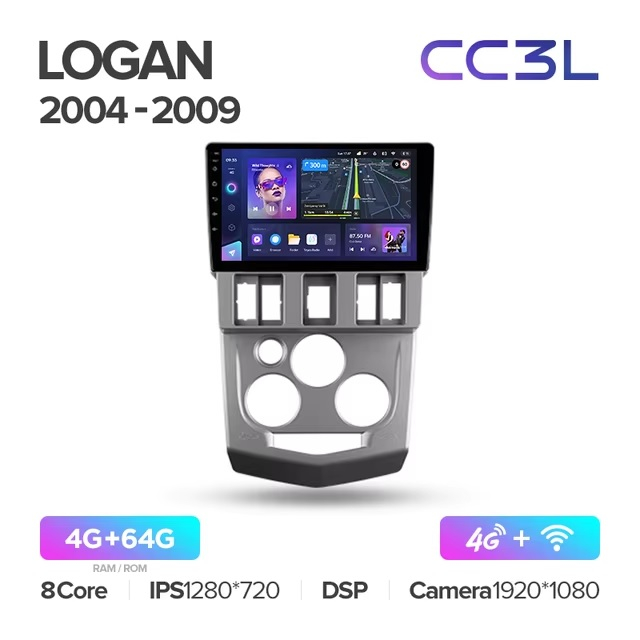 Teyes cc3L ��� Renault Logan 2004-2009
