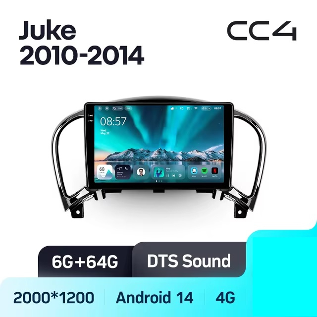Teyes cc4 для Nissan Juke Teyes cc4 для Nissan Juke