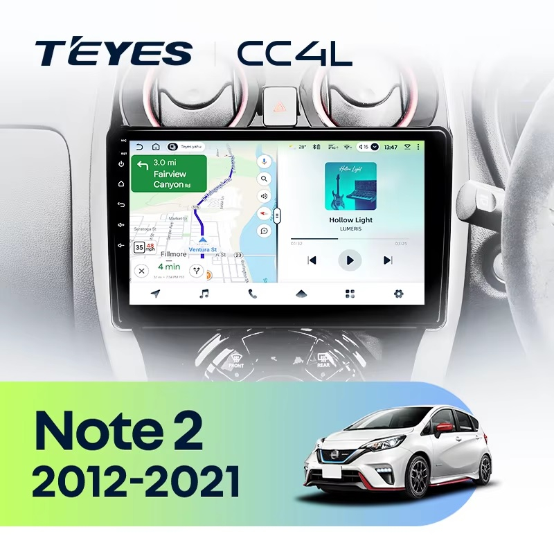 Teyes cc4L для Nissan Note Teyes cc4L для Nissan Note