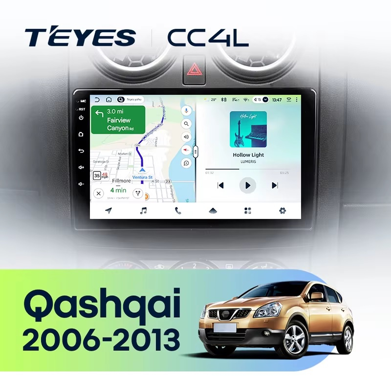 Teyes cc4L для Nissan Qashqai J10 Teyes cc4L для Nissan Qashqai J10