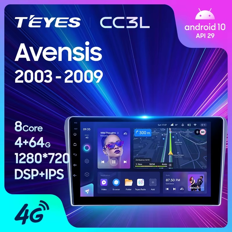 Teyes cc3L ��� Toyota Avensis 2003-2009