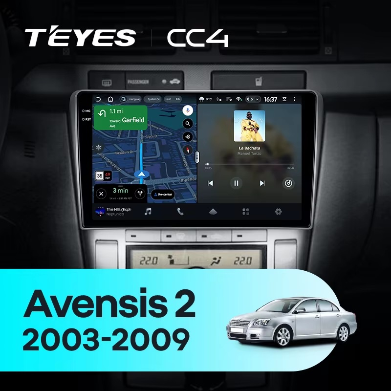 Teyes cc4 для Toyota Avensis 2003-2009 Teyes cc4 для Toyota Avensis 2003-2009