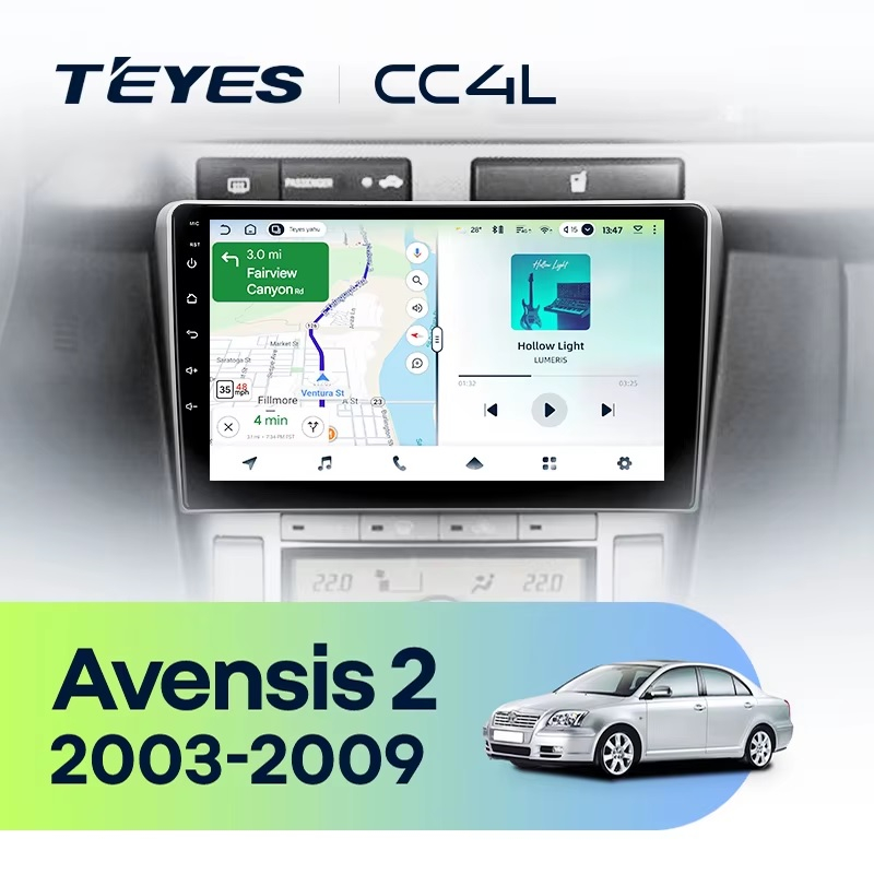 Teyes cc4L для Toyota Avensis 2003-2009 Teyes cc4L для Toyota Avensis 2003-2009