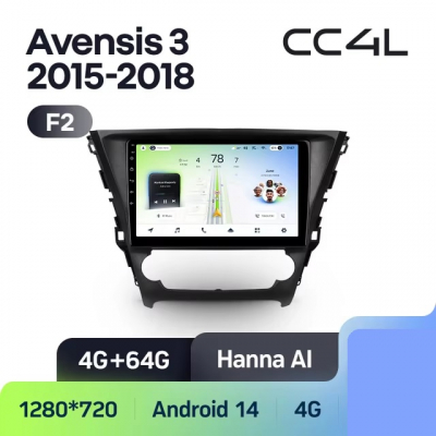Teyes cc4L ��� Toyota Avensis 2015-2018