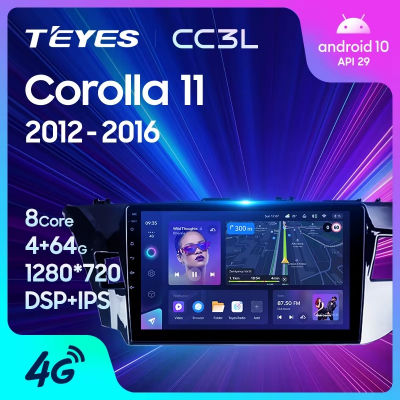 Teyes cc3L ��� Toyota Corolla 2012-2016