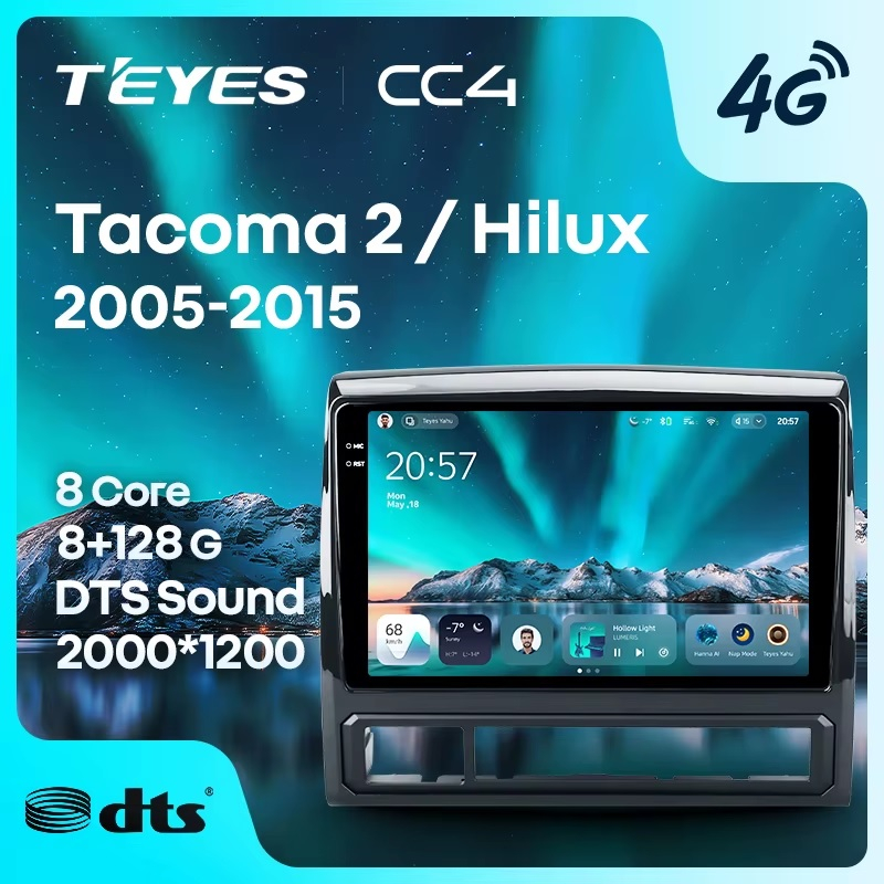Teyes cc4 для Toyota Hilux 2005-2015 Teyes cc4 для Toyota Hilux 2005-2015